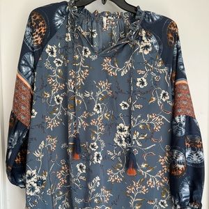 Fun print blouse!